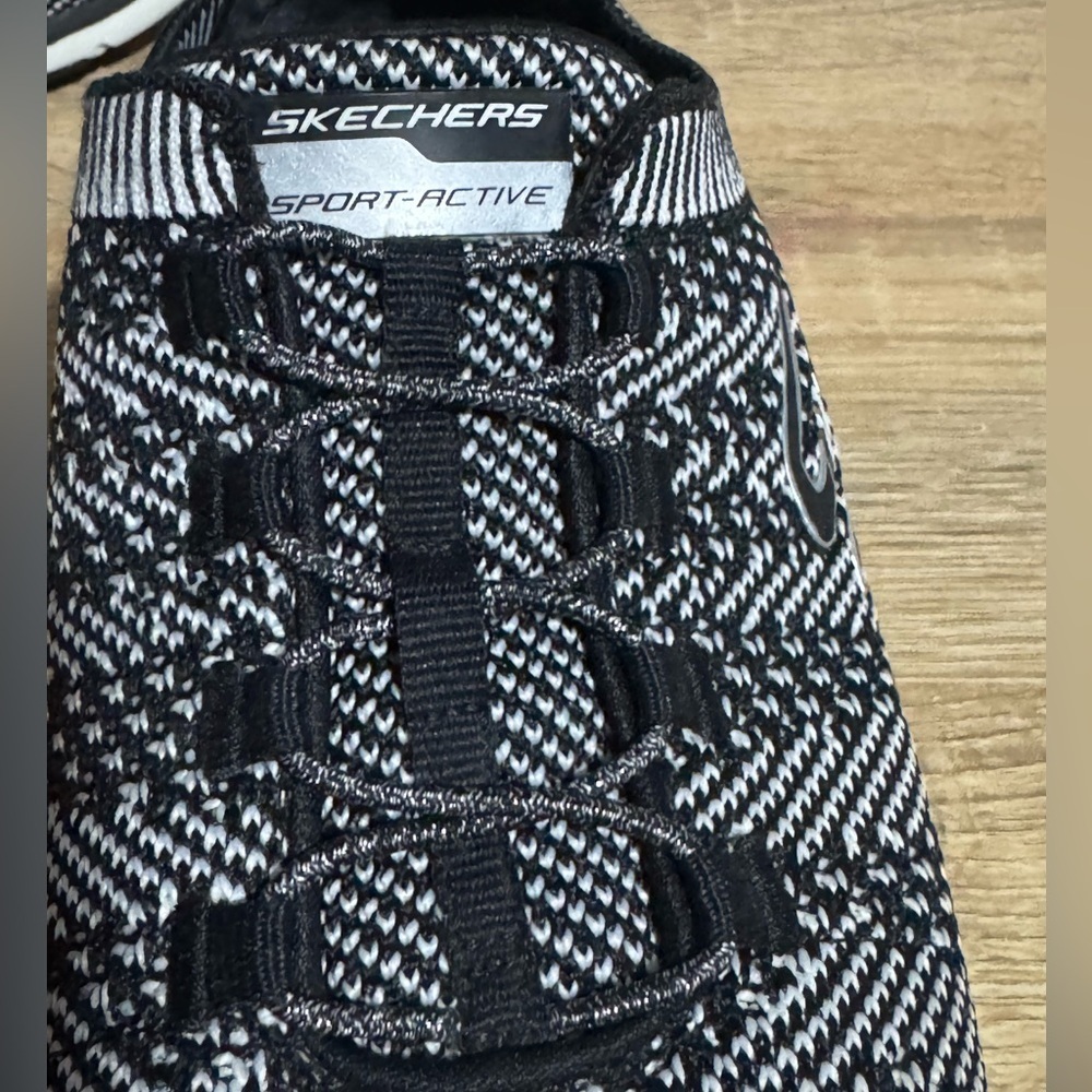 Skechers Galaxies Flex knit air cool Sneakers Womens Size 8 slip on shoes no tie - Picture 6 of 9
